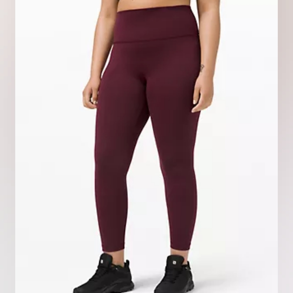 Wunder Train High-Rise Tight 25" Cassis Size 18